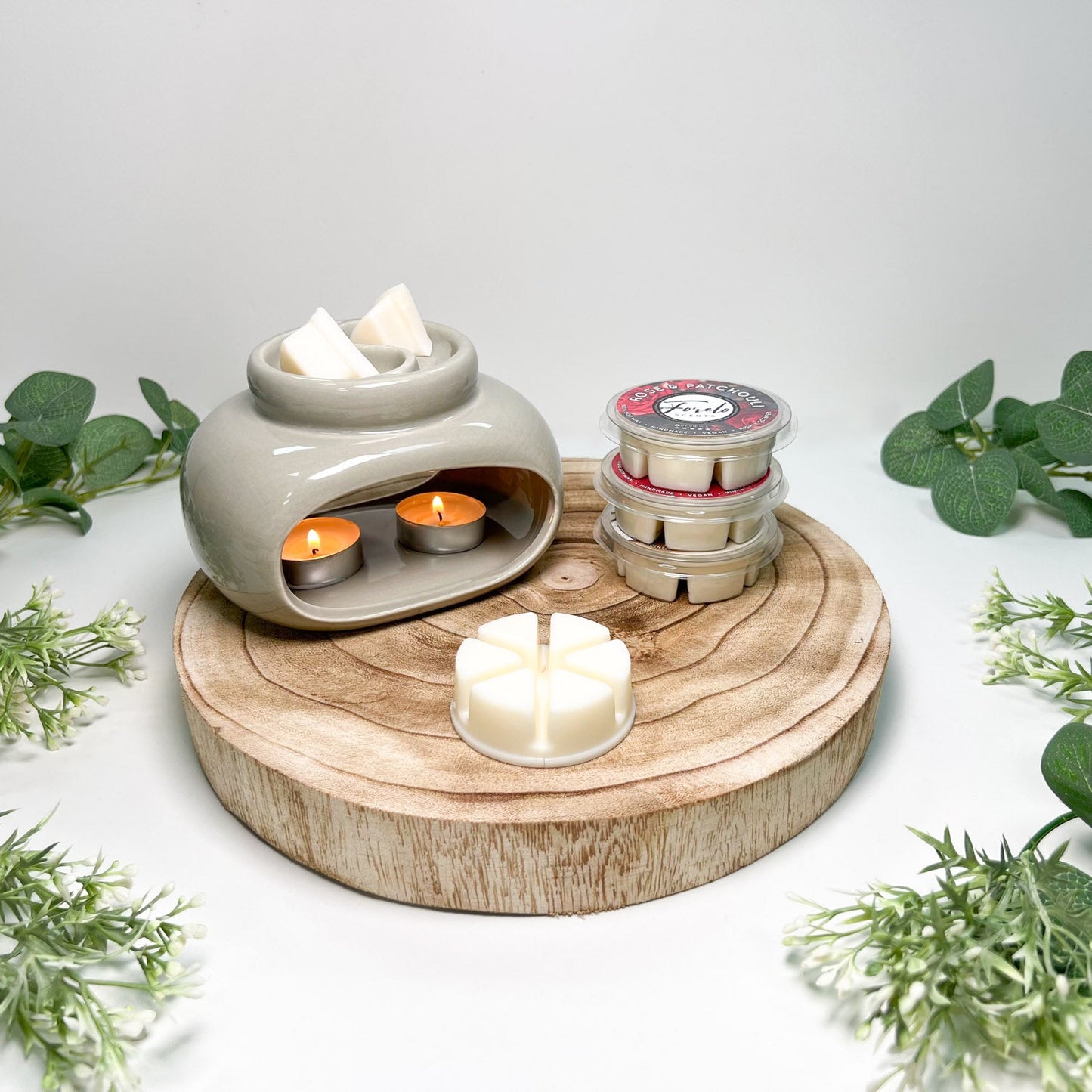 Dual Burner Bundle With Highly Scented Wax Melt For Home Fragrance - Forelo Scents