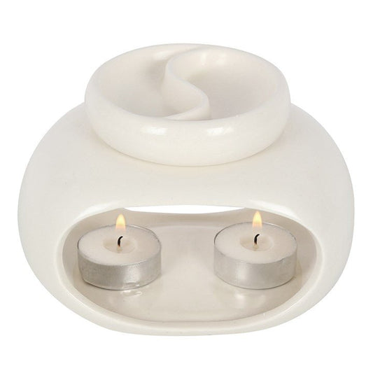 Dual Burner Ceramic Wax Melts Burner Ideal Gift - Forelo Scents