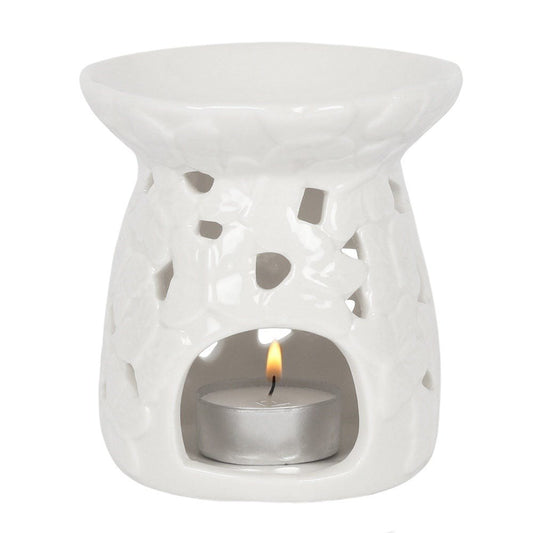 Embossed Butterfly Wax Melts Burner - Forelo Scents
