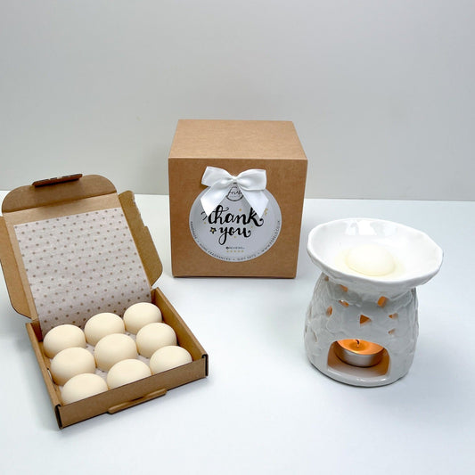 Embossed Butterfly Burner & Wax Melt Bundle Highly Scented Home Fragrance - Forelo Scents
