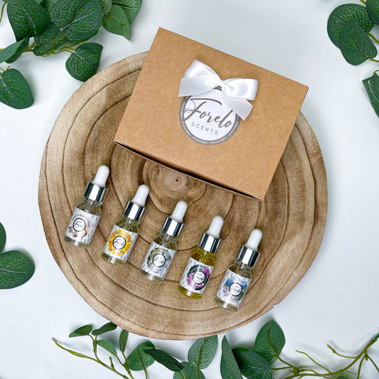 Luxury Fragrance Oil Set of 5 – Perfect Gift for Home Fragrance Lovers - Forelo Scents