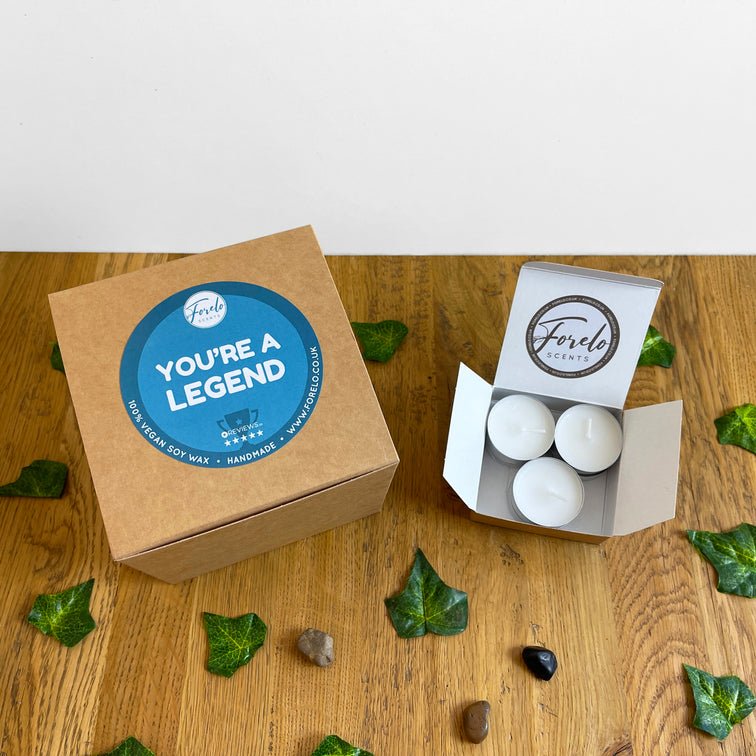 Gift Set Add-on Box Ribbon & Printed Lable Options - Forelo Scents