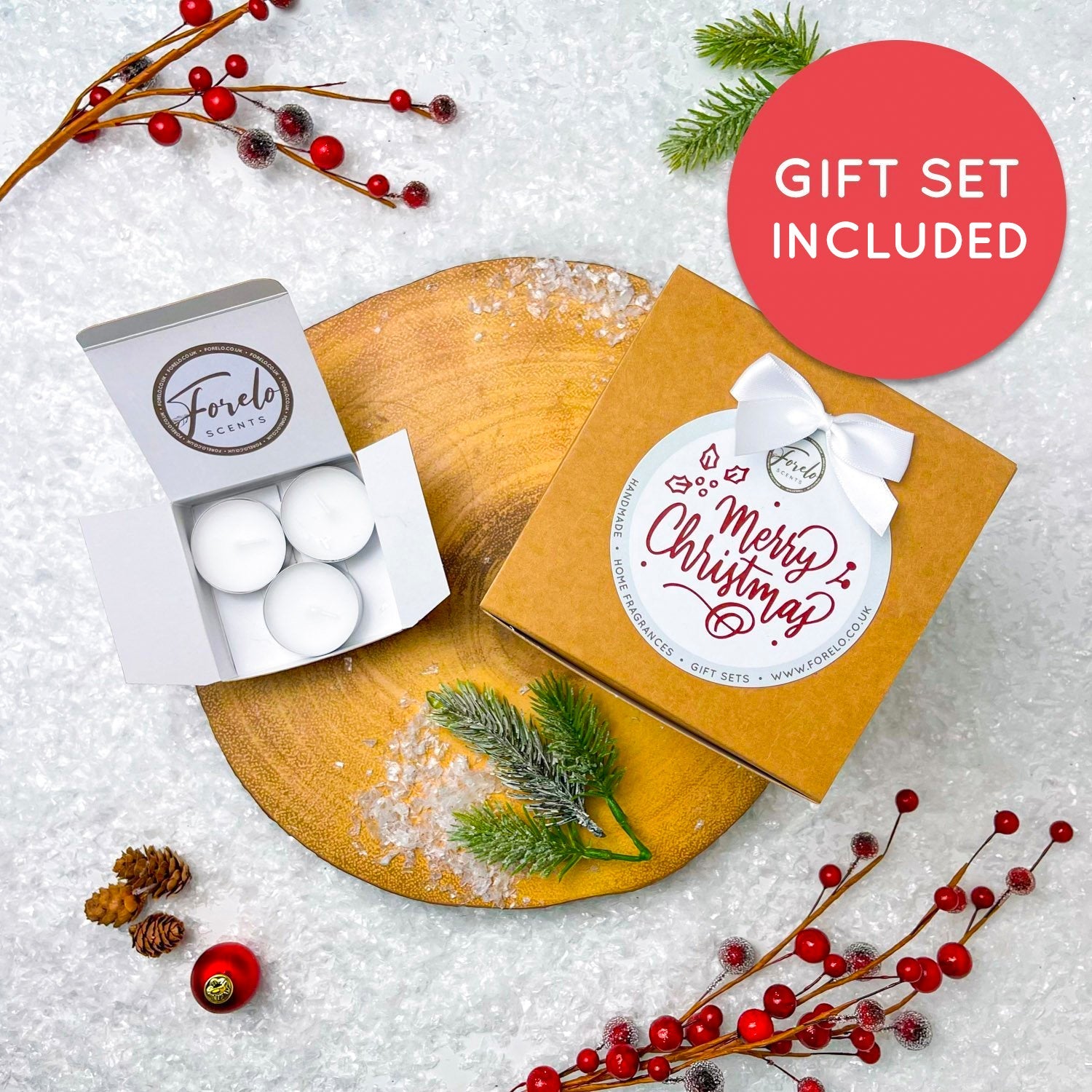 Gingerbread House Burner & Wax Melt Gift Set For Home Fragrance - Forelo Scents