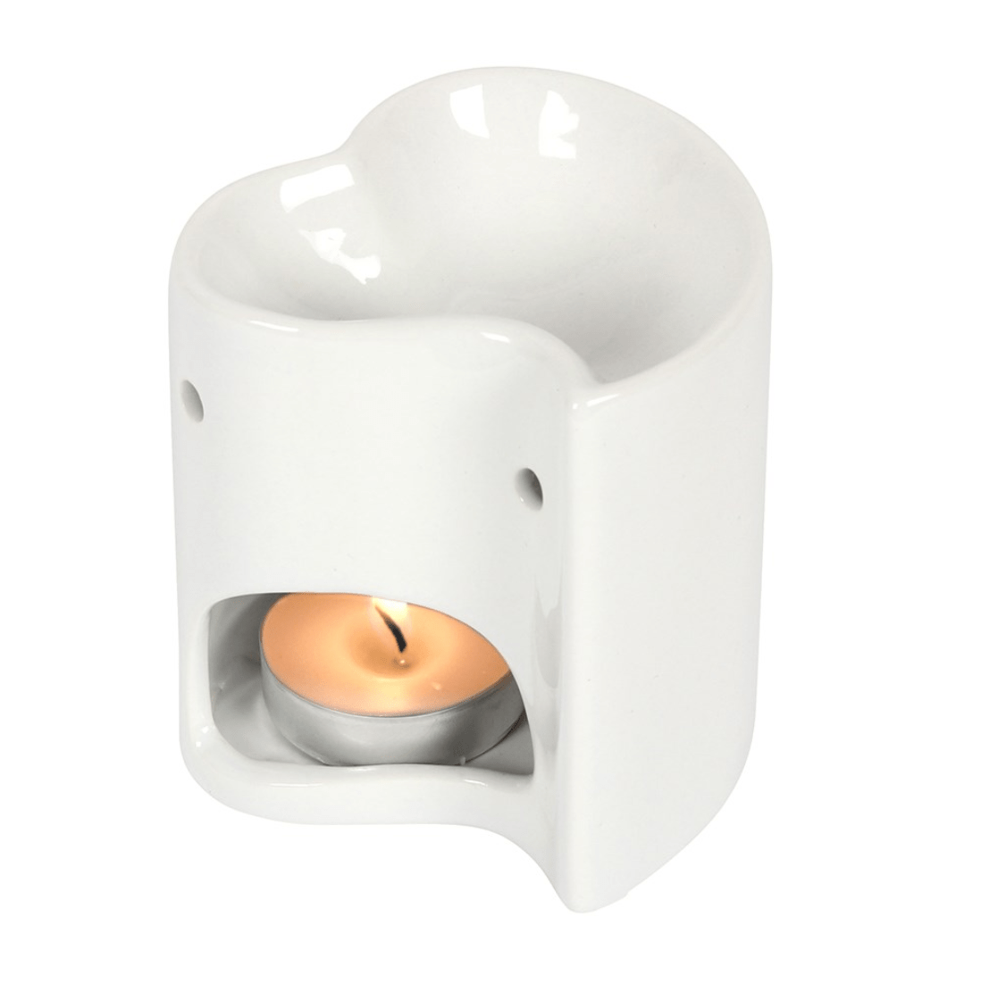 Heart Ceramic Burner & Wax Melt Bundle - Forelo Scents