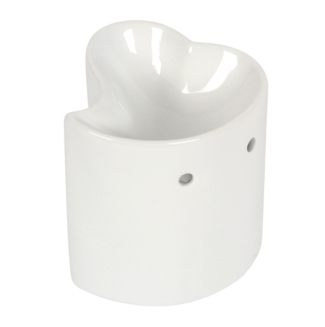 Heart Ceramic Burner & Wax Melt Bundle - Forelo Scents