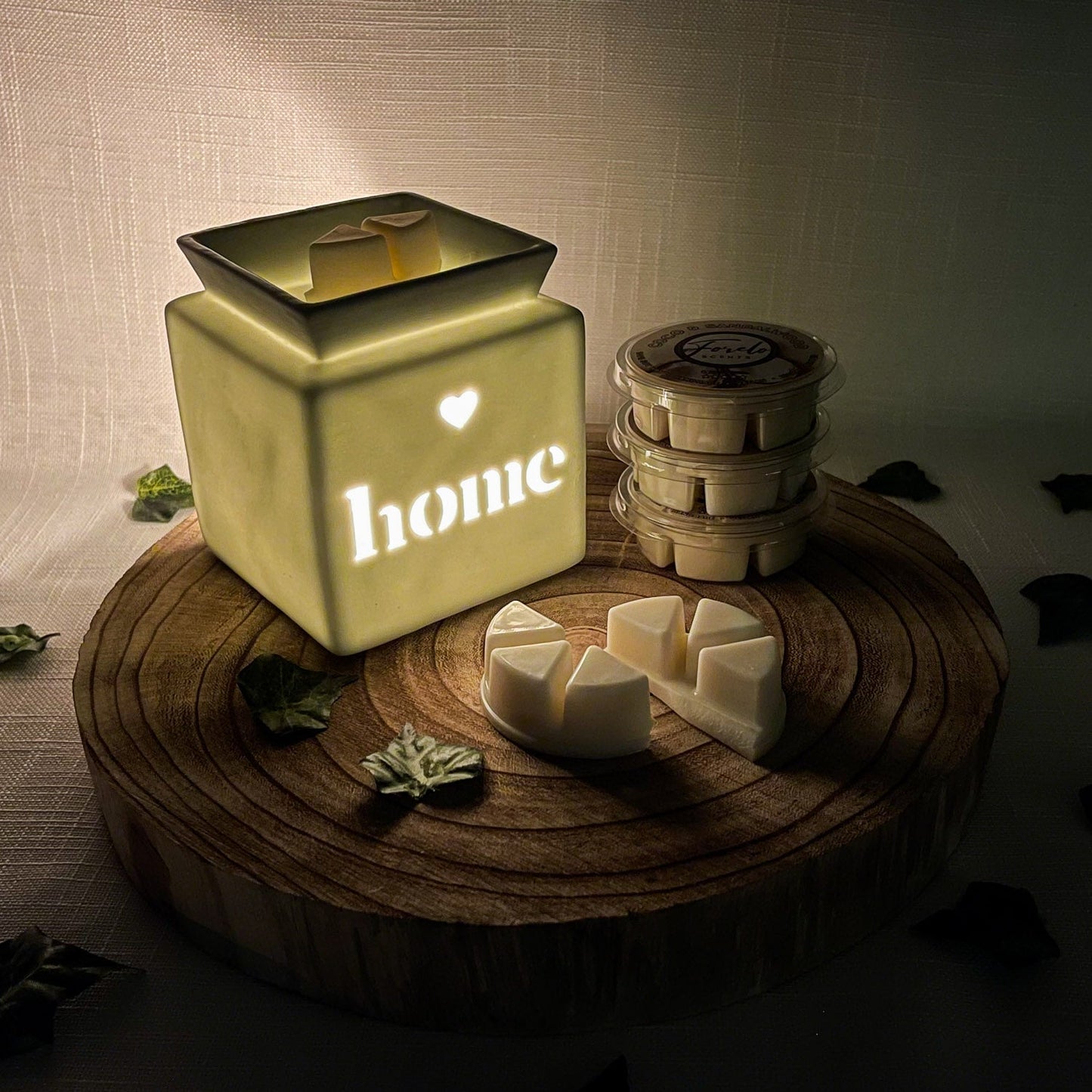 Home Ceramic Burner & Wax Melt Bundle - Forelo Scents