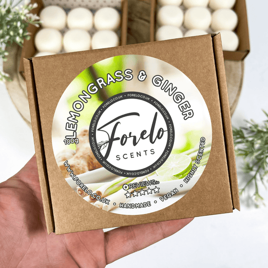 Lemongrass & Ginger Soy Wax Melt – Fresh, Zesty Home Fragrance - Forelo Scents