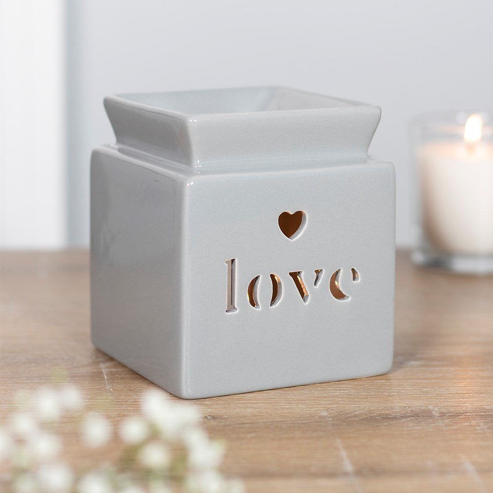 Love Design Ceramic Wax Melt Burner - Stylish and Functional - Forelo Scents