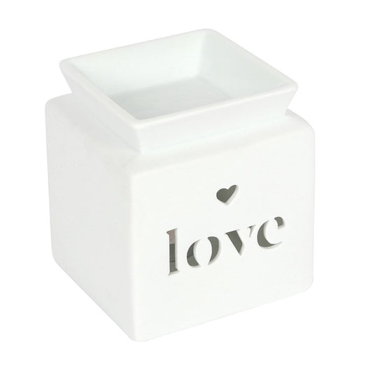 Love Design Ceramic Wax Melt Burner - Stylish and Functional - Forelo Scents