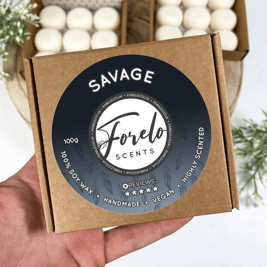 Savage · Aftershave Soy Wax Melt Highly Scented Home Fragrance - Forelo Scents