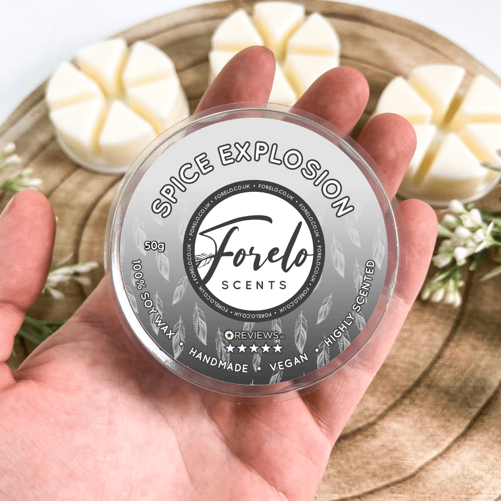 Spice Explosion · Aftershave Soy Wax Melt Highly Scented Home Fragrance - Forelo Scents
