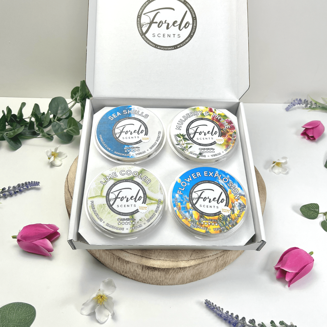 Summer Soy Wax Melt Bundle (4 x 100g) - Forelo Scents
