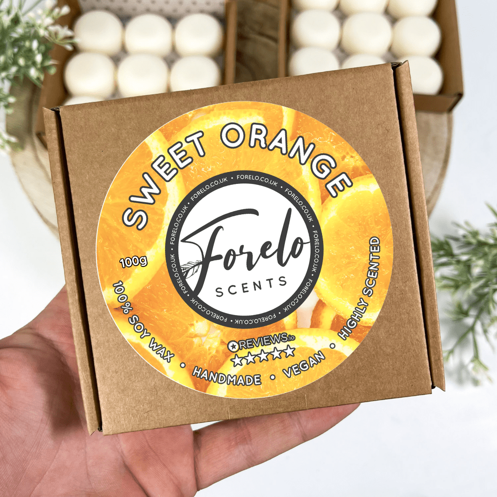 Sweet Orange Aroma Therapy Wax Melts An Invigorating Citrus Scent - Forelo Scents