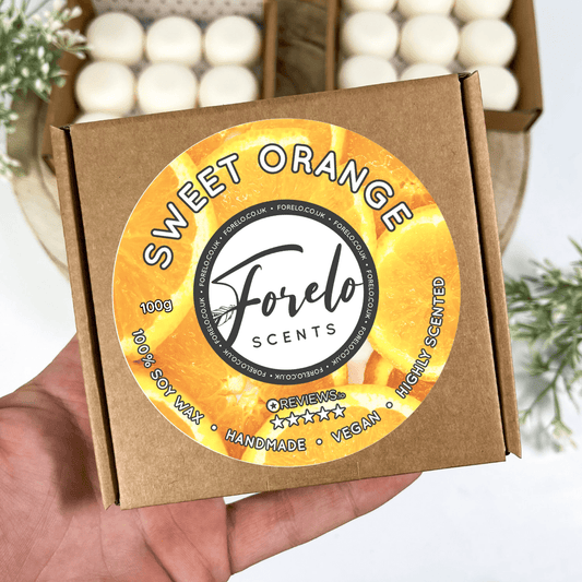 Sweet Orange Aroma Therapy Wax Melts An Invigorating Citrus Scent - Forelo Scents