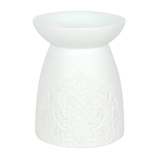 Tall Mandala Ceramic Wax Melt Burner - Forelo Scents