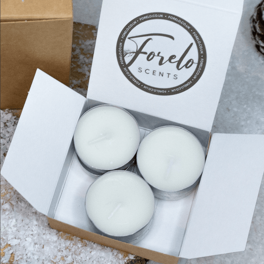 Tea Lights x6 Set Box - For Wax Melt Burner - Forelo Scents