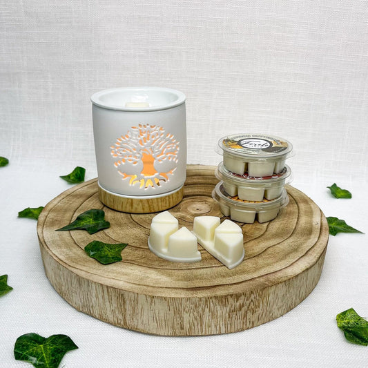 Tree of Life Burner & Wax Melt Bundle - Forelo Scents