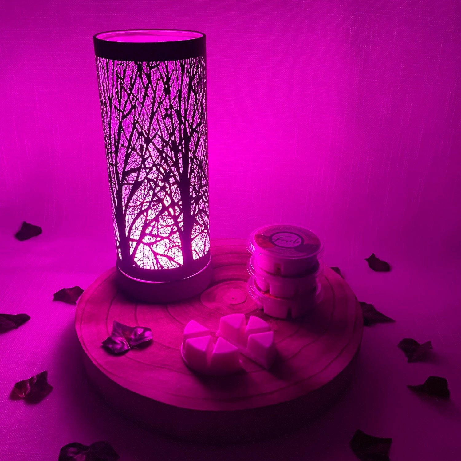 LED Tree Silhouette Burner & Wax Melt Bundle Deal - Forelo Scents