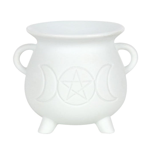 White Cauldron Ceramic Wax Melt Burner - Forelo Scents