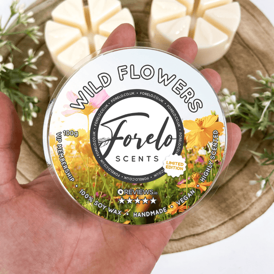 Wild Flowers Soy Wax Melt – Fresh, Natural Floral Home Fragrance - Forelo Scents