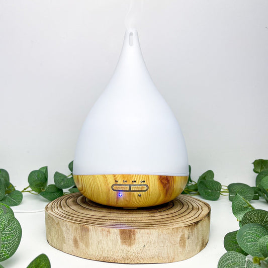 Wood Effect Teardrop Oil Diffuser - Forelo Scents